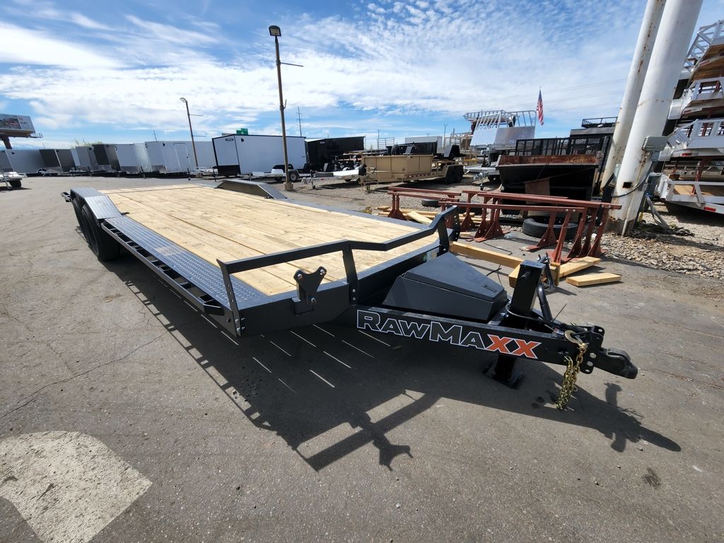 2026 RawMaxx 8.5X24 ECX 14K Car Hauler Flatdeck Eq