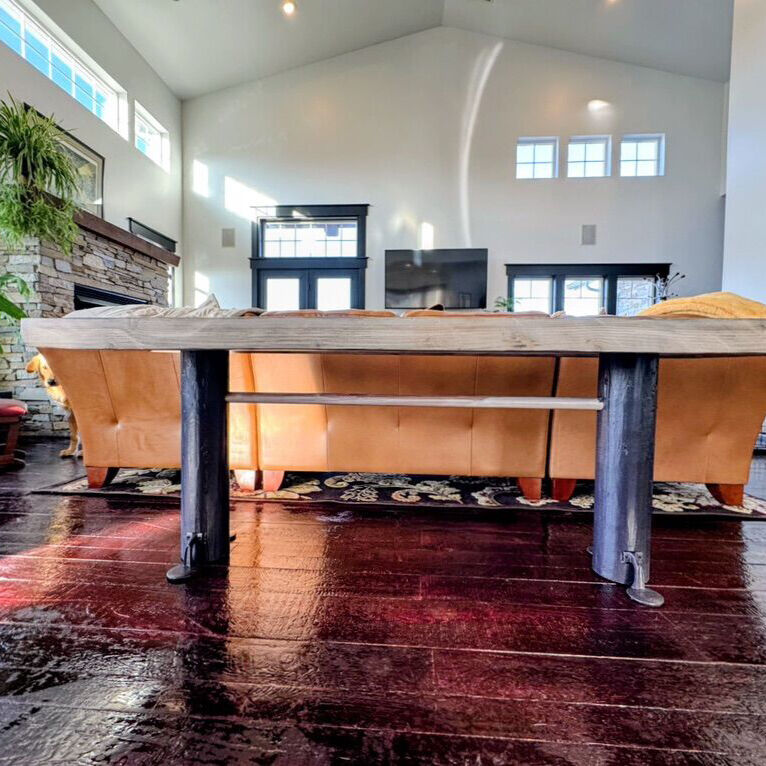 New Handmade Table, Solid Wood.