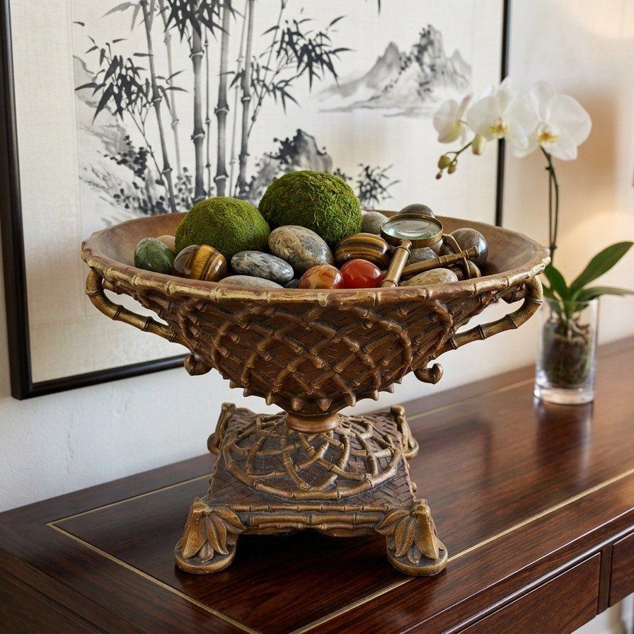 Bronze Finish Decorative Bowl