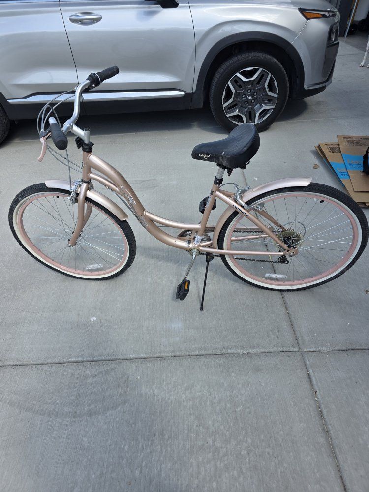 Kent Glendale Women's Cruiser Bike - Rose Gold - Shimano Gears