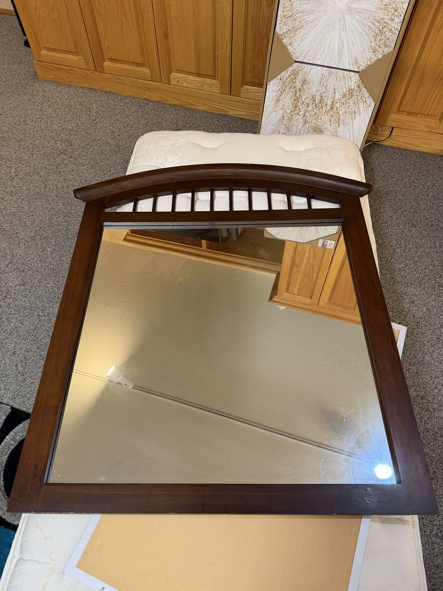 Dresser with mirror