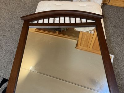 Dresser with mirror