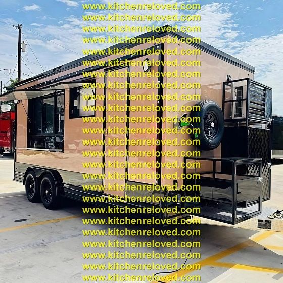 Premium Dual-Axle Mobile Food Trailer – Fully Equipped Concession Cart