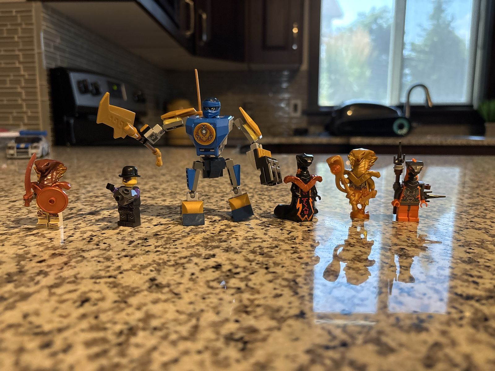 LEGO Ninjago Minifigures & Jay's Mech Suit Lot