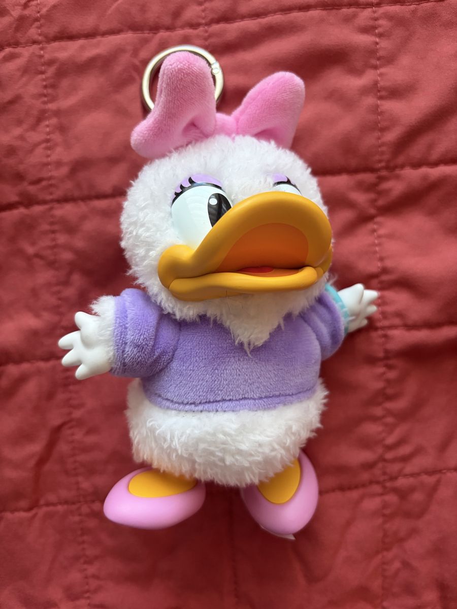 Daisy Duck POP MART Disney Series Fluffy Keychain Plush Figure