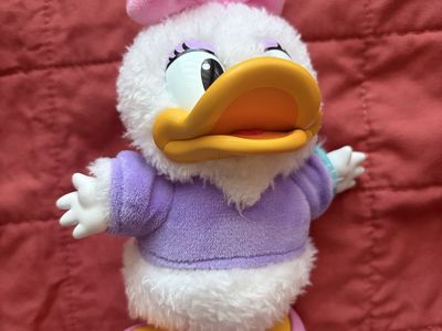 Daisy Duck POP MART Disney Series Fluffy Keychain Plush Figure