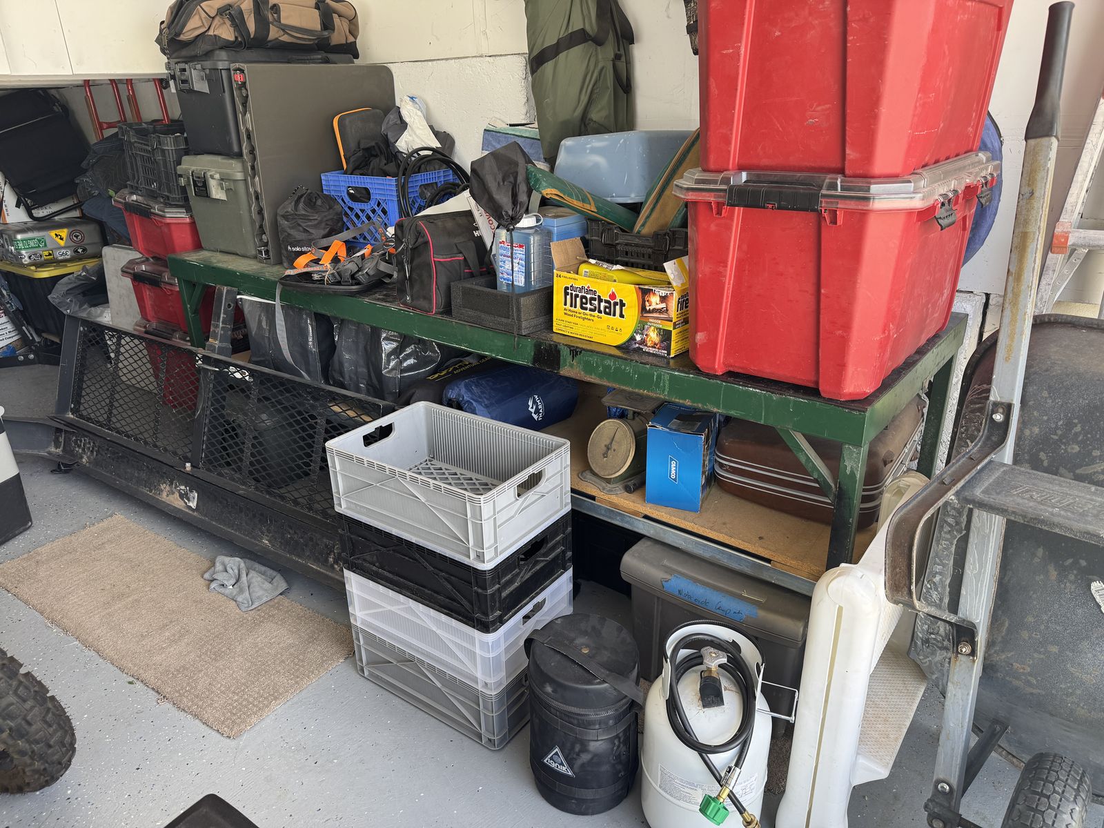 tool bench, steel, large