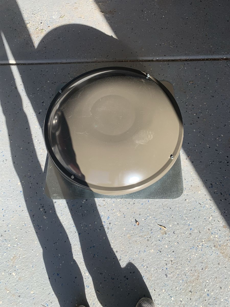 Power attic vent fan