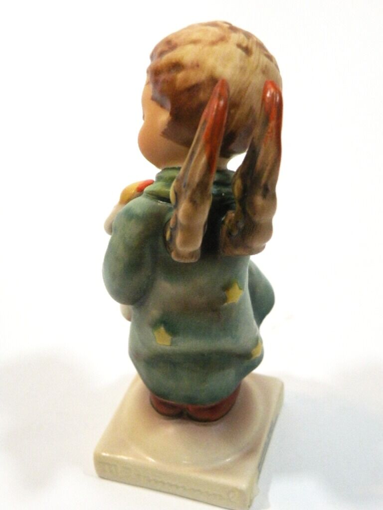 Vintage Goebel Hummel Heavenly Angel Figurine w Candle 7inches Tall