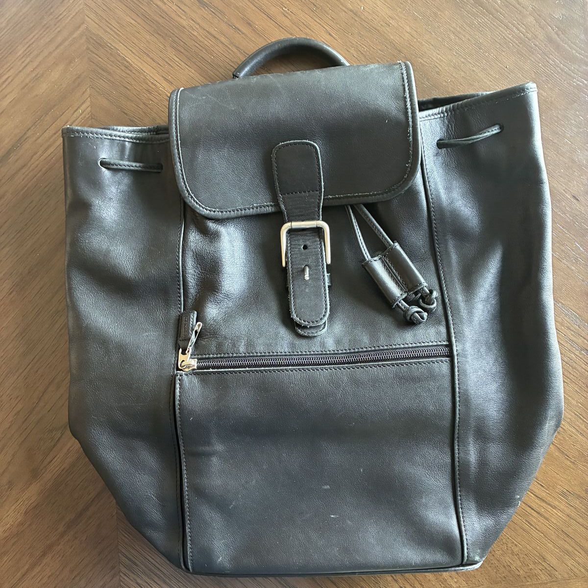 Coach Leather Backpack