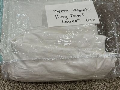 Beddys KING DUVET COVER ZIPPURE ORGANIC