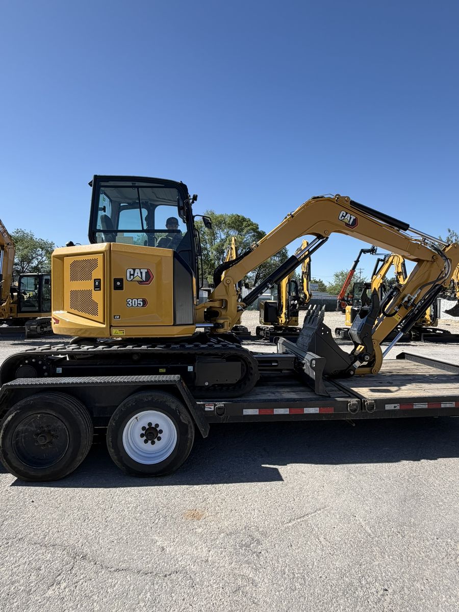 Rent My 2026 Cat 305 with Thumb and Angle Blade. Trailers or Delivery