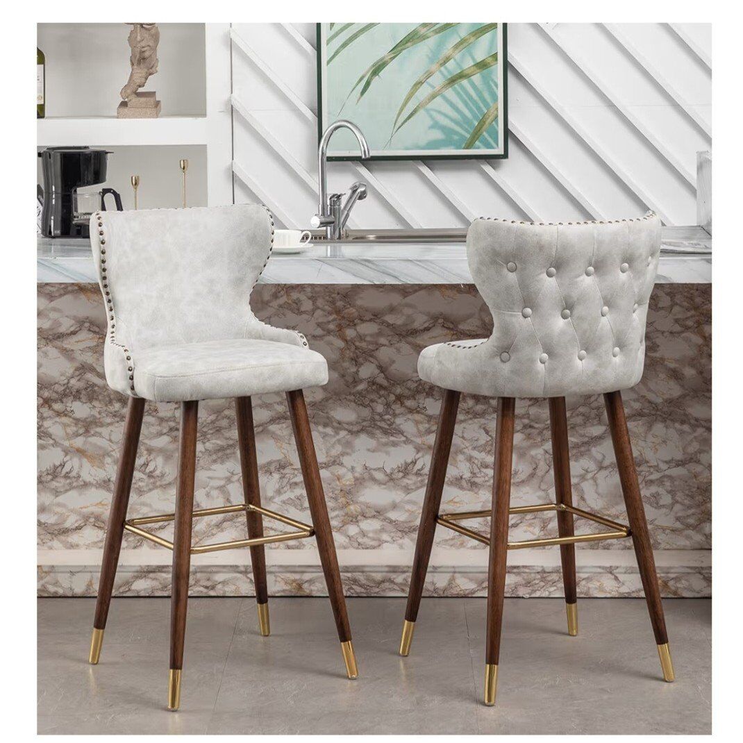 Grayish/white Bar Stools