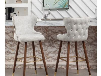 Grayish/white Bar Stools