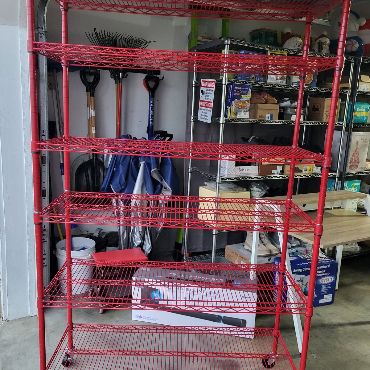 Seville Classic Ultra HD 6 Tier Rolling Rack
