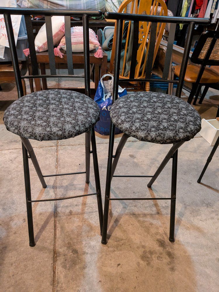 metal bar stools