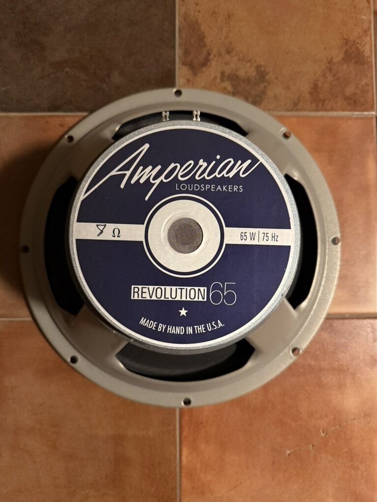 Amperian Revolution 65 12 Guitar Speaker 8 Ohms