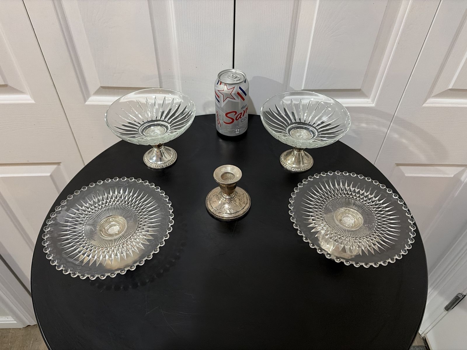 Antique Weighted Sterling Silver Lot