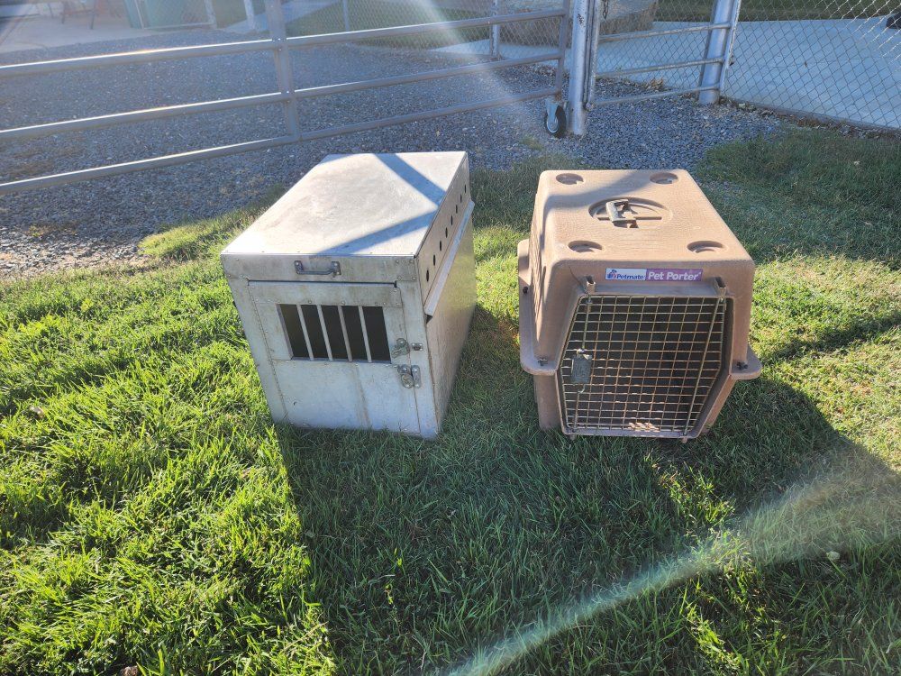 Pet Porter Pet Carrier & Metal Dog Crate - Durable, Secure Travel Kennels