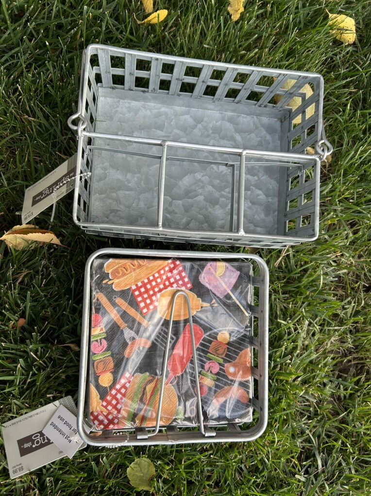 Picnic Outdoor Dining Table Setting Aluminun