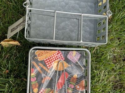 Picnic Outdoor Dining Table Setting Aluminun