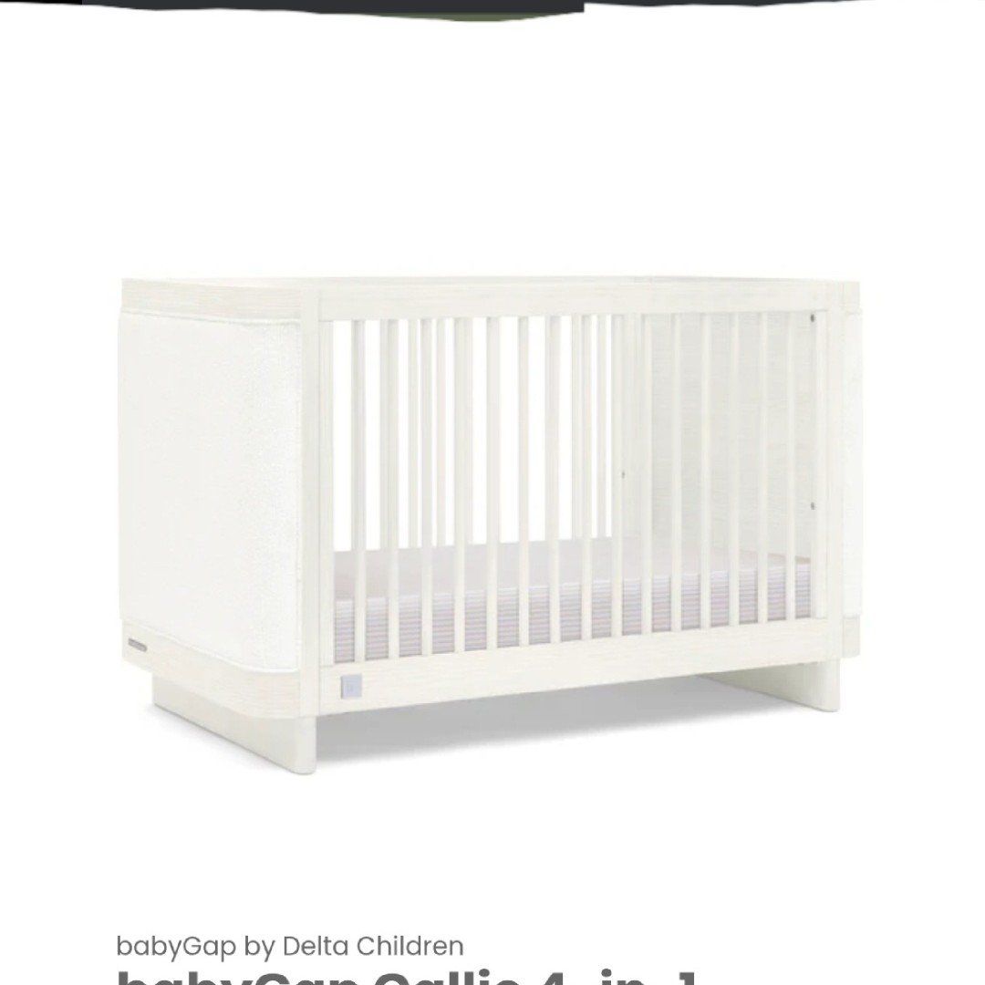 NEW- Baby Gap Callie 4-in-1 Upholstered Crib