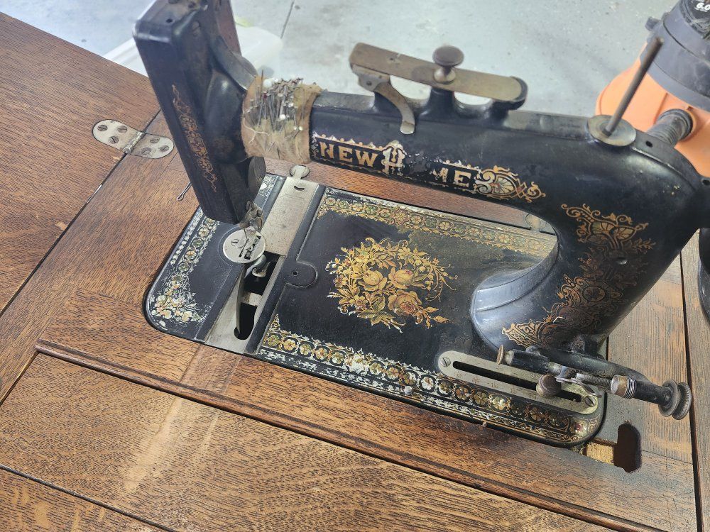 "New Home" Antique Treadle Sewing Machine