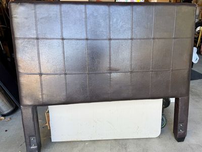 Headboard-Queen, leather