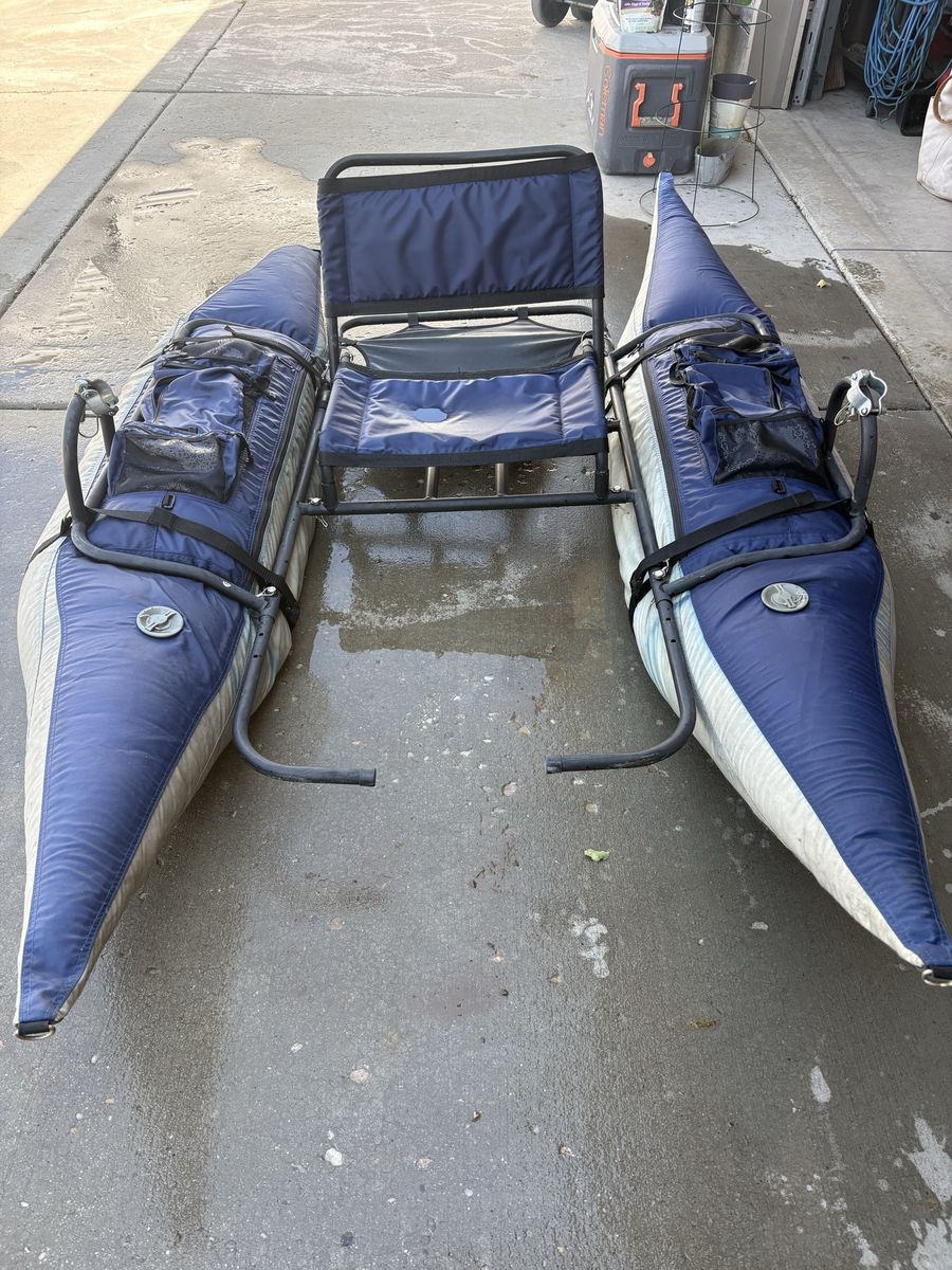 Classic pontoon boat