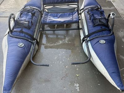 Classic pontoon boat
