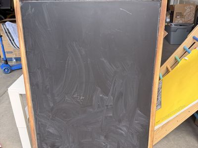 Large Wood Framed Chalkboard - Wall Mountable or Freestanding - 24x36 Inches