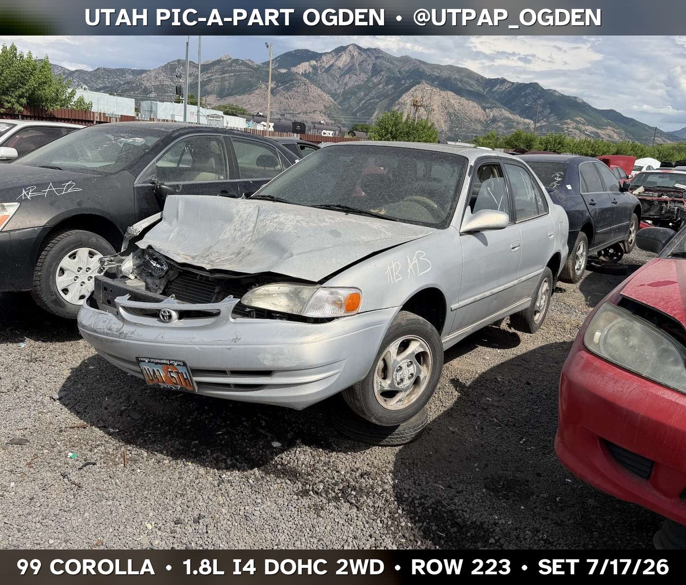 1999 Toyota Corolla Parts - UTPAP Ogden