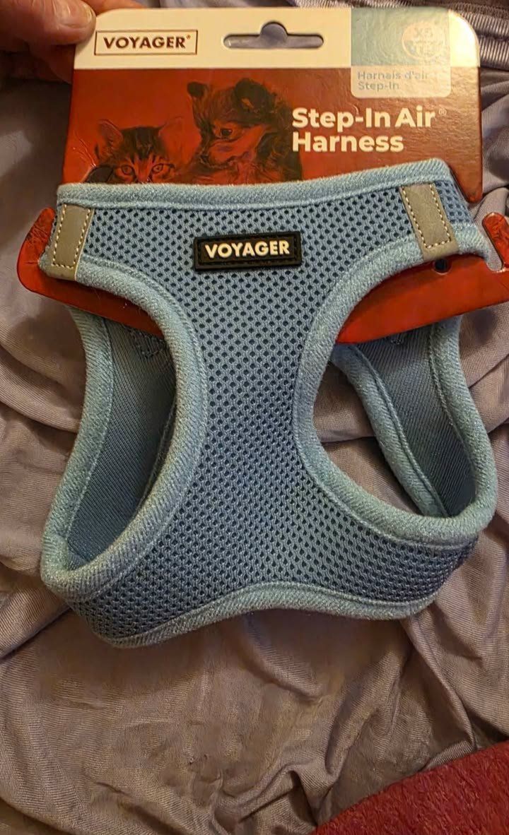 Voyager Step-In Air Dog/Cat Harness, Sky Blue Mesh, Size XS (9lb, 10-11in Neck)