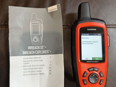 Garmin inReach Explorer+ Handheld Satellite Communicator GPS - Orange/Black