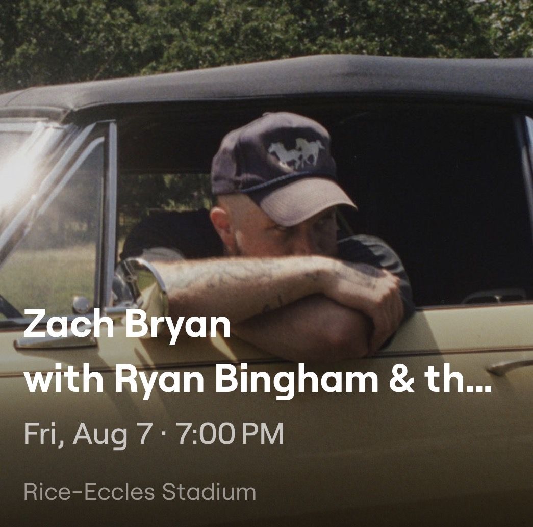 Zach Bryan Pit Tickets