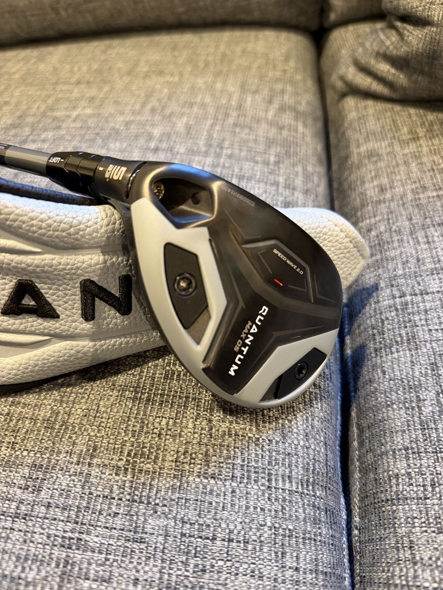 New LH Callaway Quantum Max OS 5 Hybrid Denali Charcoal 5.5 Regular 60g W/HC