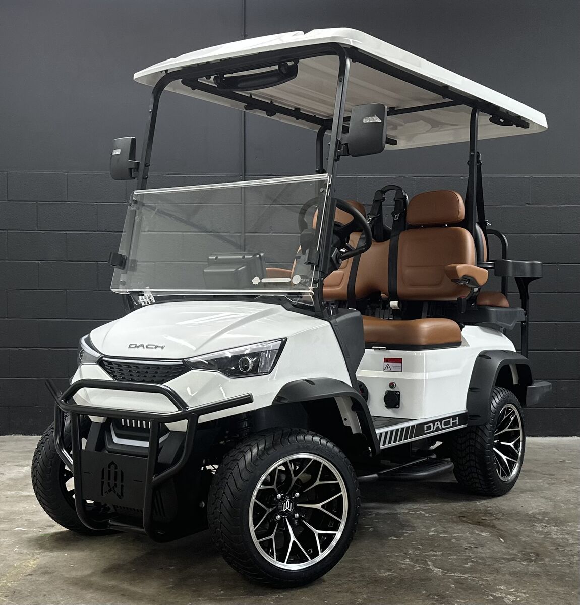New Rugged 52V Solar Powered Lithium Golf Cart! Dach Falcon 2+2!