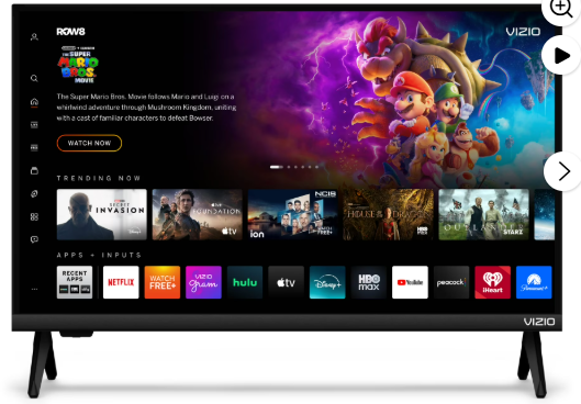 VIZIO 24” Class HD 720p LED Smart TV