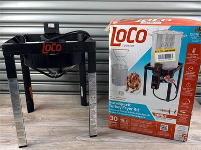 LOCO 30QT Sure Spark Turkey Fryer