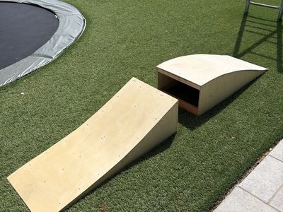 Custom Wooden Bike/Scooter Jump Ramps