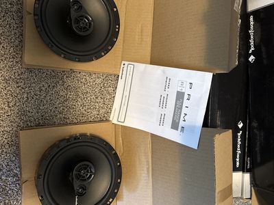 Rockford Fosgate Prime R165x3 Speakers 6.5” 3 way coaxial