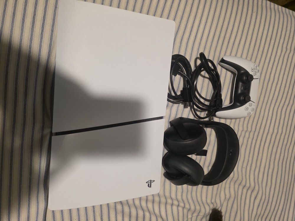 PlayStation 5 slim Console Bundle with Controller and Sony pulse elite Wireless Headset