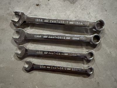 Craftsman Metric Combination Wrench Set - 4 Pieces (13mm, 12mm, 10mm, 8mm)