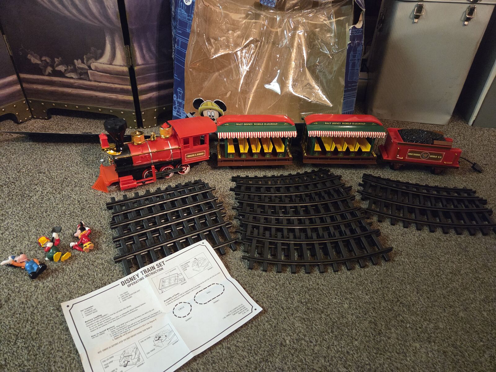 Disney Parks Railroad Train Set Playset Exclusive