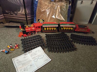 Disney Parks Railroad Train Set Playset Exclusive