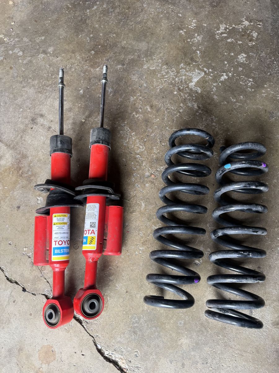 OEM Toyota/Bilstein Front Struts + Front Coil Springs