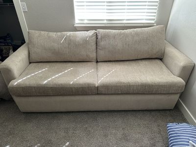 Queen memory foam sleeper sofa