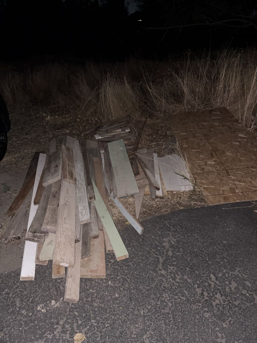 Scrap Wood and Lumber Lot - Assorted Boards and OSB Sheeting