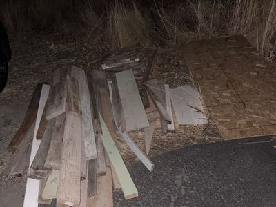 Scrap Wood and Lumber Lot - Assorted Boards and OSB Sheeting
