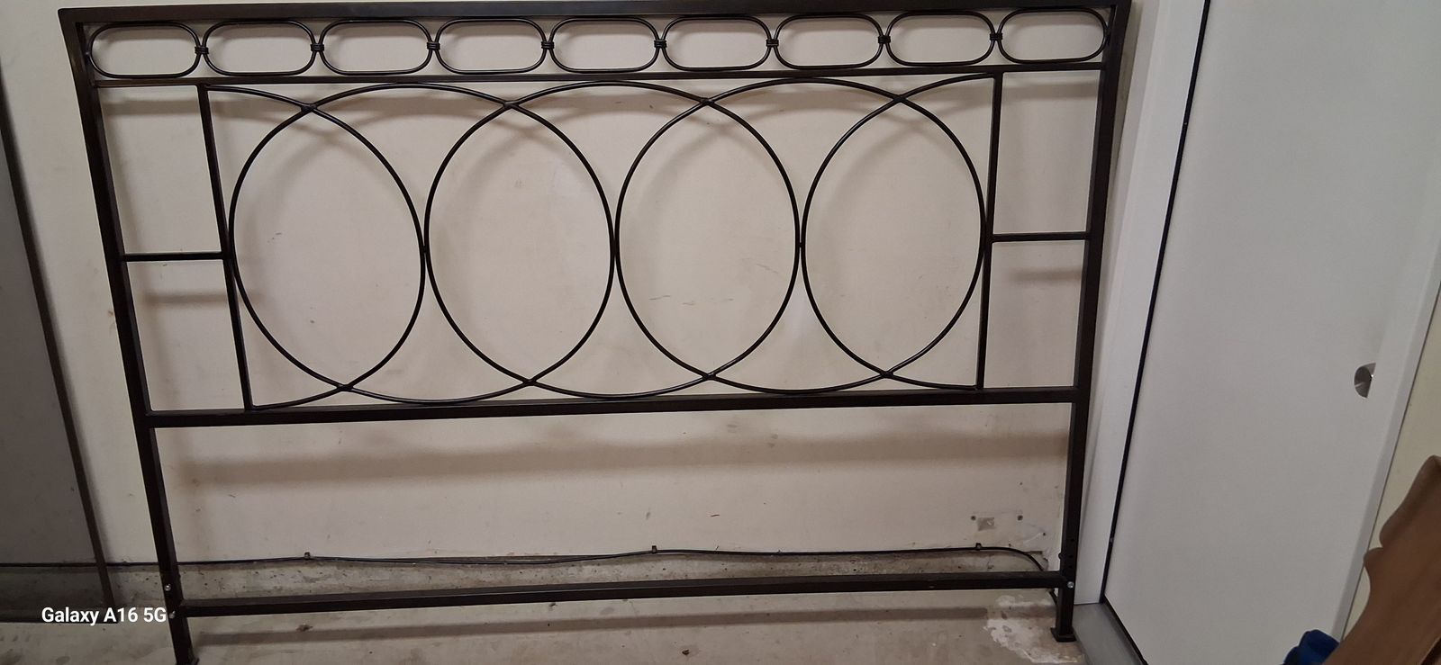 King Size aluminum headboard